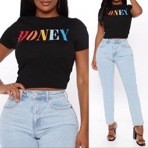 Fashion Nova | HONEY Crop Top
